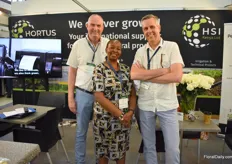 Hortus and HIS Kenya were participating the IFTEX together this year. Frank Combee and Richard Maijenburg with Hortus together with Jane Waweru of HIS Kenya.